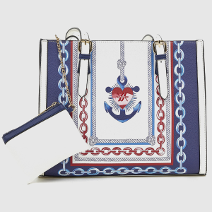 Verde Γυναικεία Τσάντα Ώμου 16-7256 Navy Μπλε