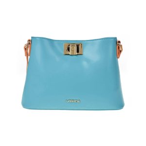 Verde Γυναικεία Τσάντα Ώμου 16-7236 Μπλε