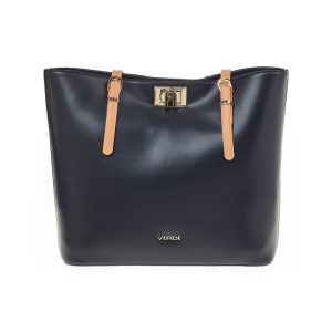Verde Γυναικεία Τσάντα Ώμου 16-7237 Μαύρο