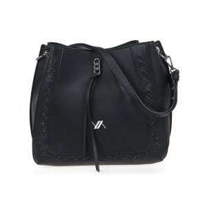 Verde Γυναικεία Τσάντα Ώμου 16-7326 Μαύρο