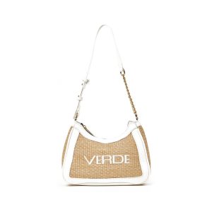 Verde Γυναικεία Τσάντα Ώμου 16-7345 Λευκό