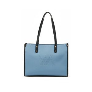 Verde Γυναικεία Τσάντα Ώμου 16-7352 Μπλε