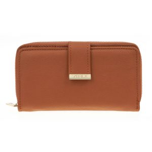 Verde Γυναικείο Πορτοφόλι 18-1402 Δερμάτινο Καμηλό