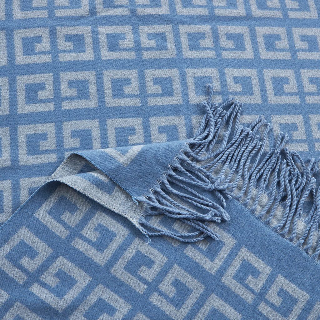 Verde Γυναικείο Κασκόλ 06-1107 Μπλε - Image 3