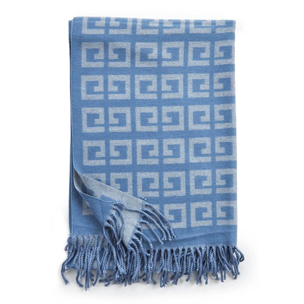 Verde Γυναικείο Κασκόλ 06-1107 Μπλε - Image 2