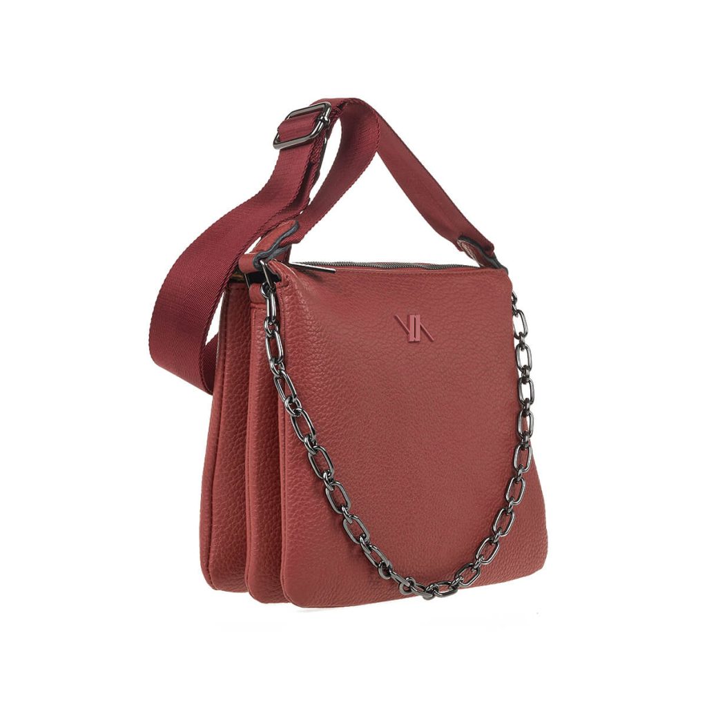 Verde Γυναικεία Τσάντα Χιαστί 16-7600 Κεραμιδί - Image 2