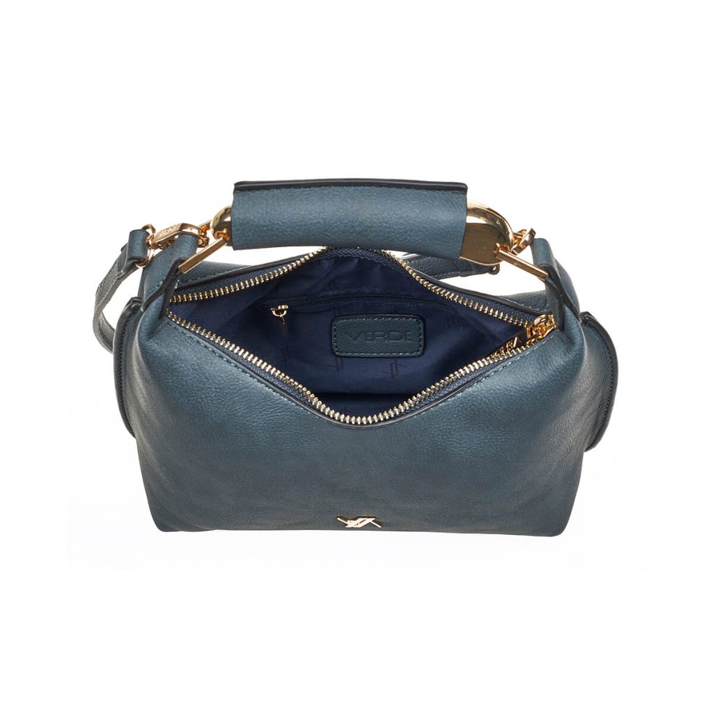 Verde Γυναικεία Τσάντα Χειρός 16-7537 Μπλε - Image 3