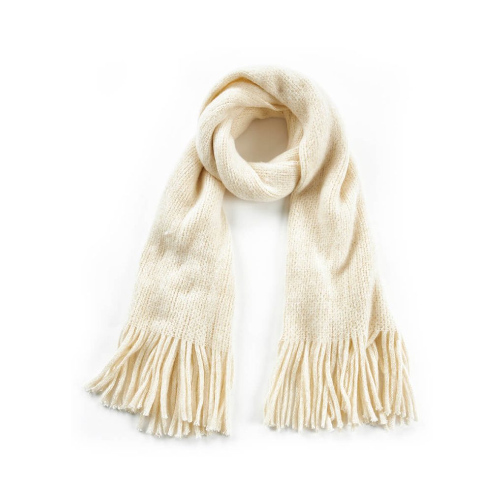 Verde Γυναικείο Κασκόλ 06-1214 Εκρού