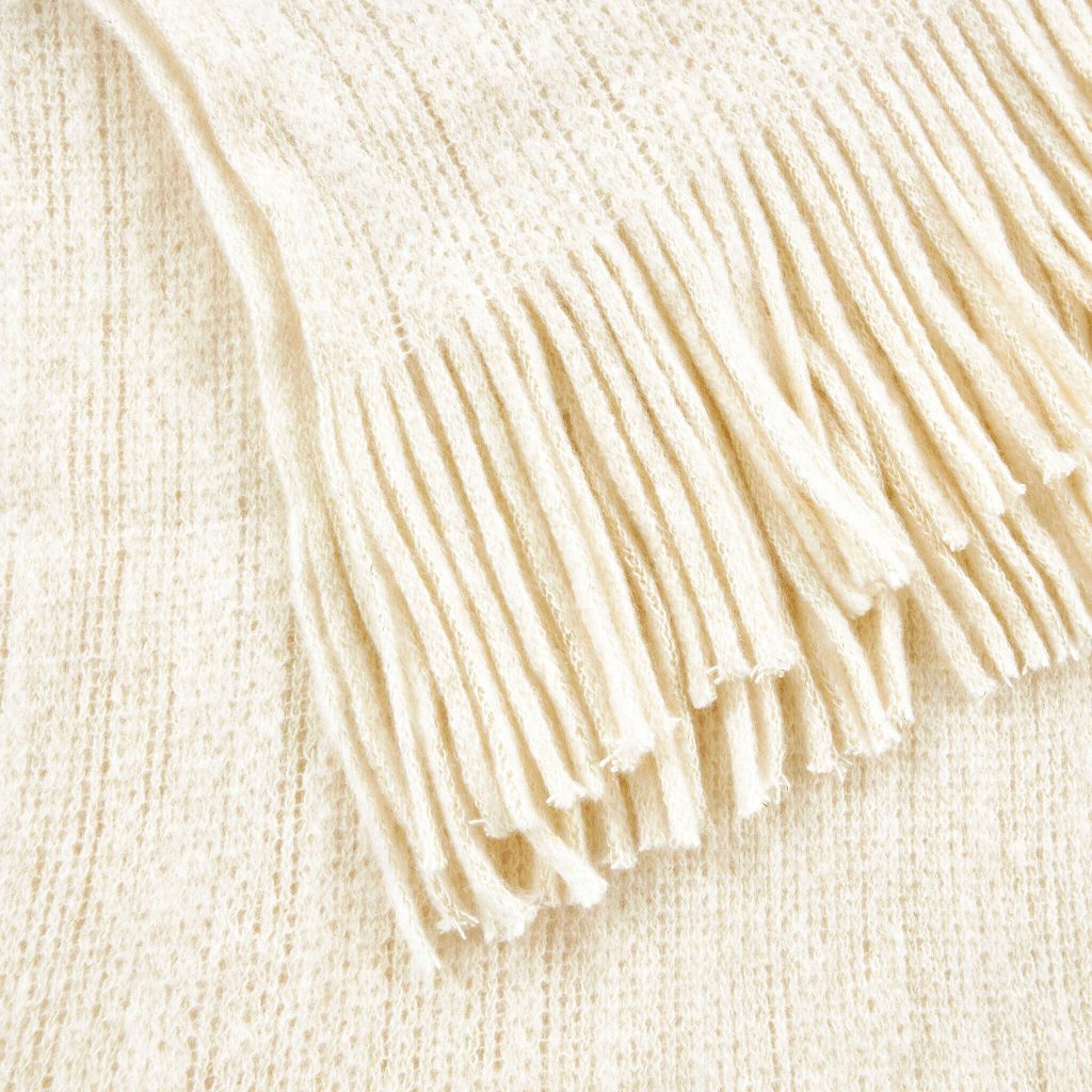 Verde Γυναικείο Κασκόλ 06-1214 Εκρού - Image 3