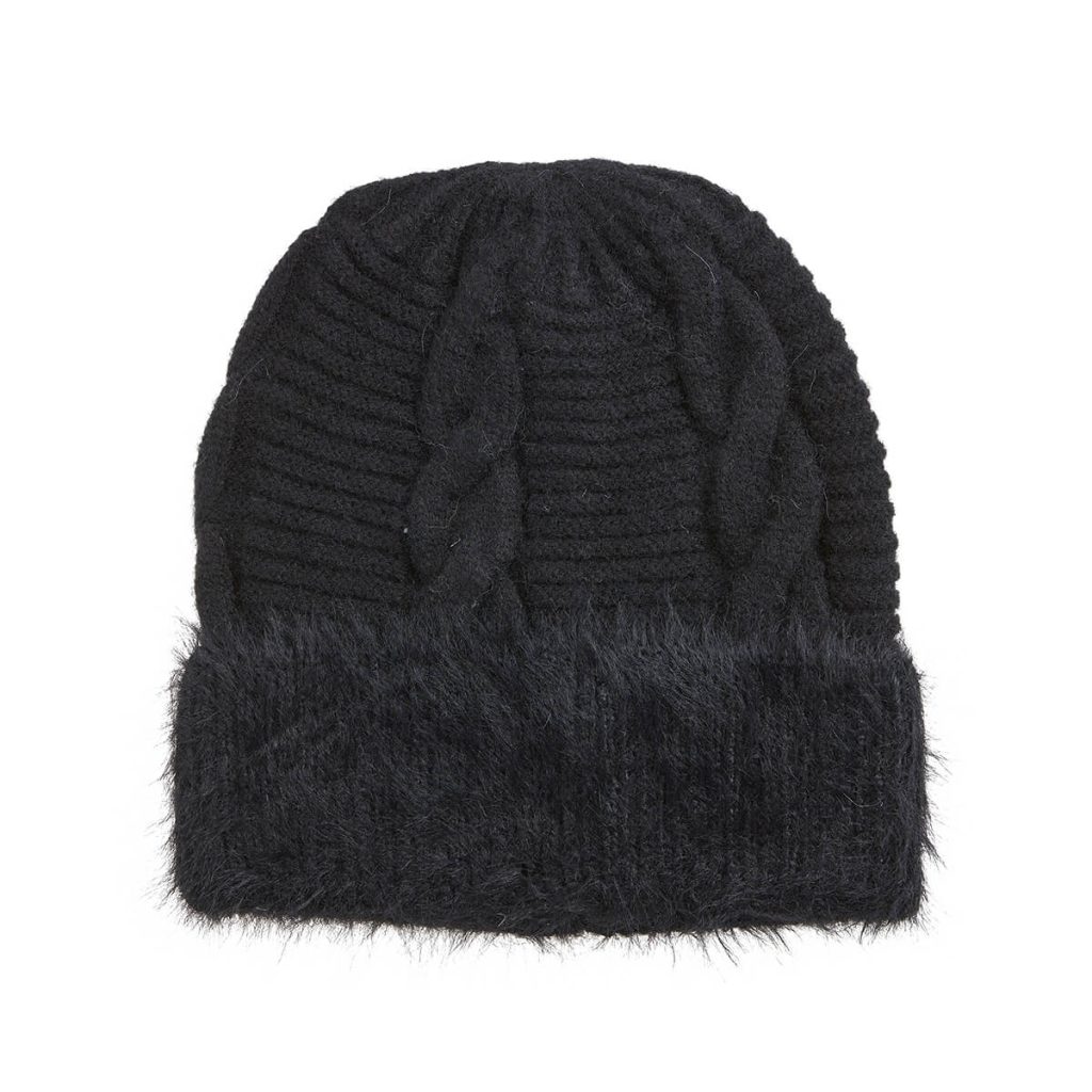 Verde Γυναικείος Σκούφος 12-0383 Μαύρο - Image 4