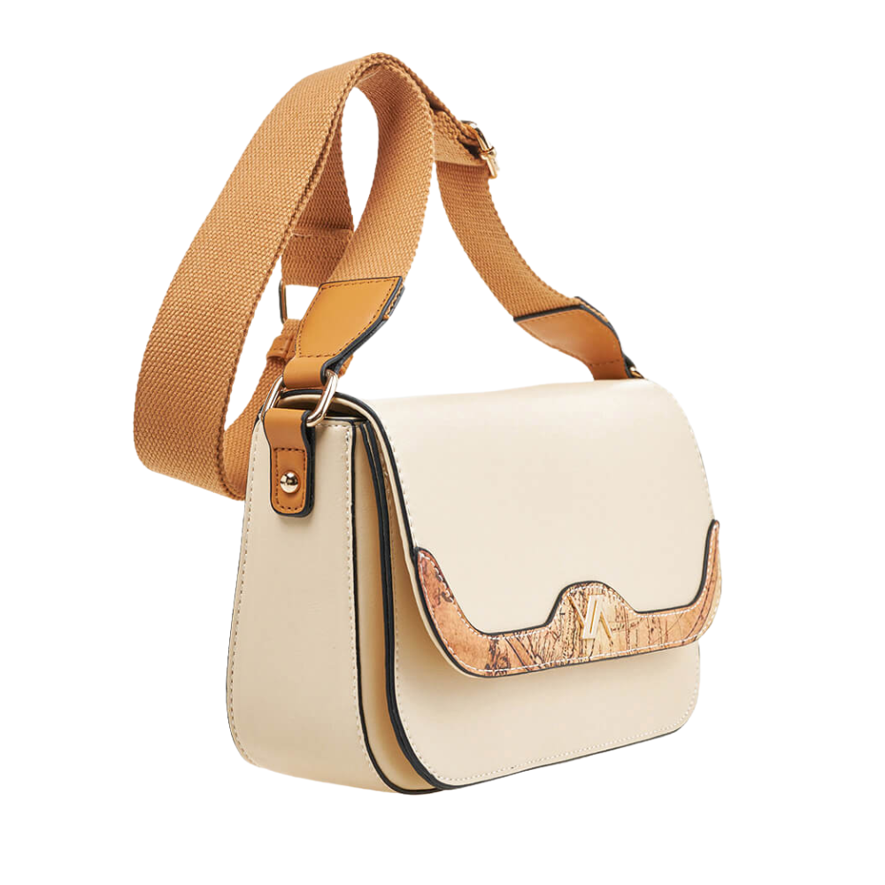 Verde Γυναικεία Τσάντα Χιαστί 16-7702 Εκρού - Image 2