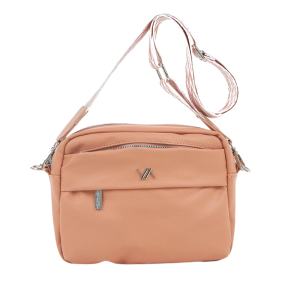 Verde Γυναικεία Τσάντα Χιαστί 16-7980 Πορτοκαλί