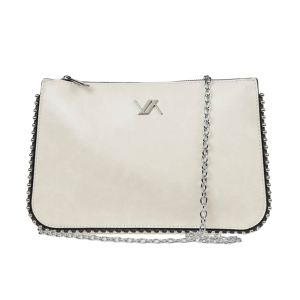 Verde Γυναικεία Τσάντα Χιαστί 16-8010 Εκρού