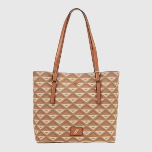 Verde Γυναικεία Τσάντα Ώμου 16-7873 Καμηλό