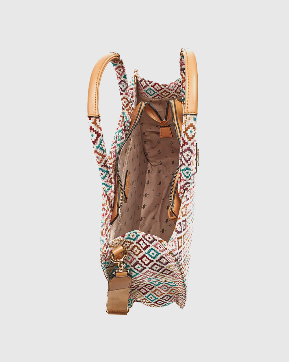 Verde Γυναικεία Τσάντα Χειρός 16-7721 Πολύχρωμο - Image 3