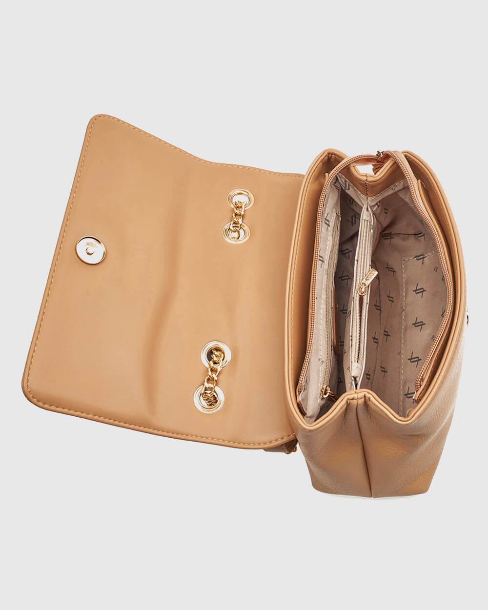 Verde Γυναικεία Τσάντα Ώμου 16-7730 Μπεζ - Image 2