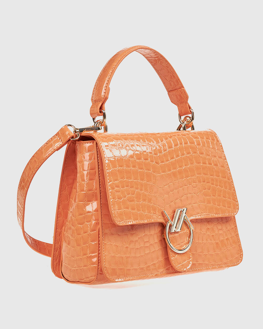 Verde Γυναικεία Τσάντα Χιαστί 16-7741 Πορτοκαλί - Image 2