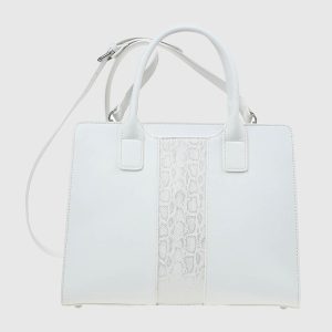 Verde Γυναικεία Τσάντα Χειρός 16-7838 Λευκό