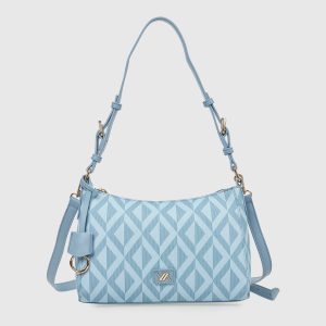 Verde Γυναικεία Τσάντα Ώμου 16-7846 Μπλε