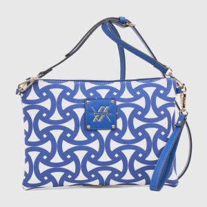 Verde Γυναικεία Τσάντα Χιαστί 16-7934 Μπλε