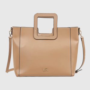 Verde Γυναικεία Τσάντα Χειρός 16-7935 Μπεζ