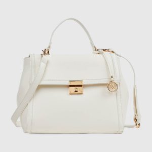 Verde Γυναικεία Τσάντα Χειρός 16-7948 Λευκό