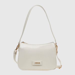 Verde Γυναικεία Τσάντα Ώμου 16-7968 Εκρού