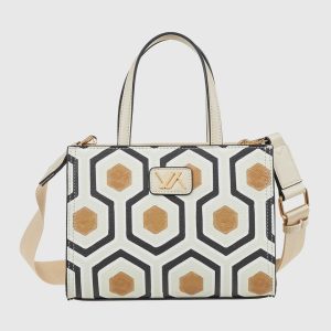 Verde Γυναικεία Τσάντα Χειρός 16-8012 Μπεζ