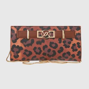 Verde Γυναικεία Τσάντα Χιαστί 16-8032 Animal Print