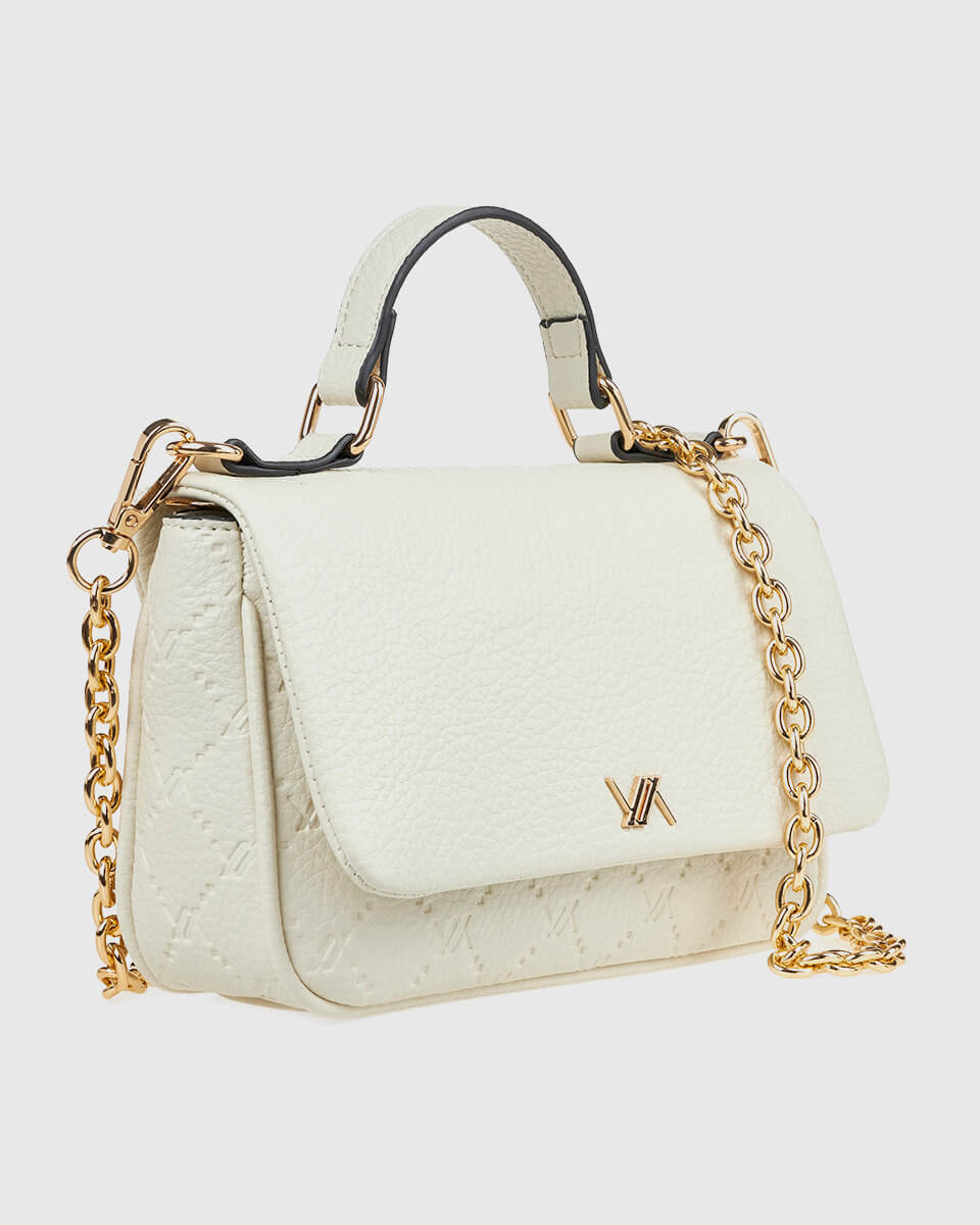 Verde Γυναικεία Τσάντα Ώμου 16-8044 Εκρού - Image 2