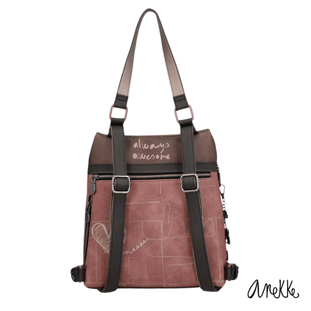 Anekke Γυναικείο Σακίδιο Πλάτης 41815-046 Καφέ/Dusty Pink - Image 3