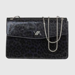 Verde Γυναικεία Τσάντα Ώμου 16-8067 Μαύρο