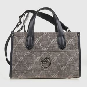 Verde Γυναικεία Τσάντα Χειρός 16-8082 Μαύρο