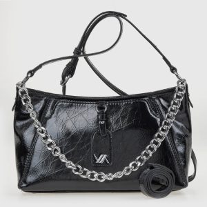 Verde Γυναικεία Τσάντα Ώμου 16-8181 Μαύρο