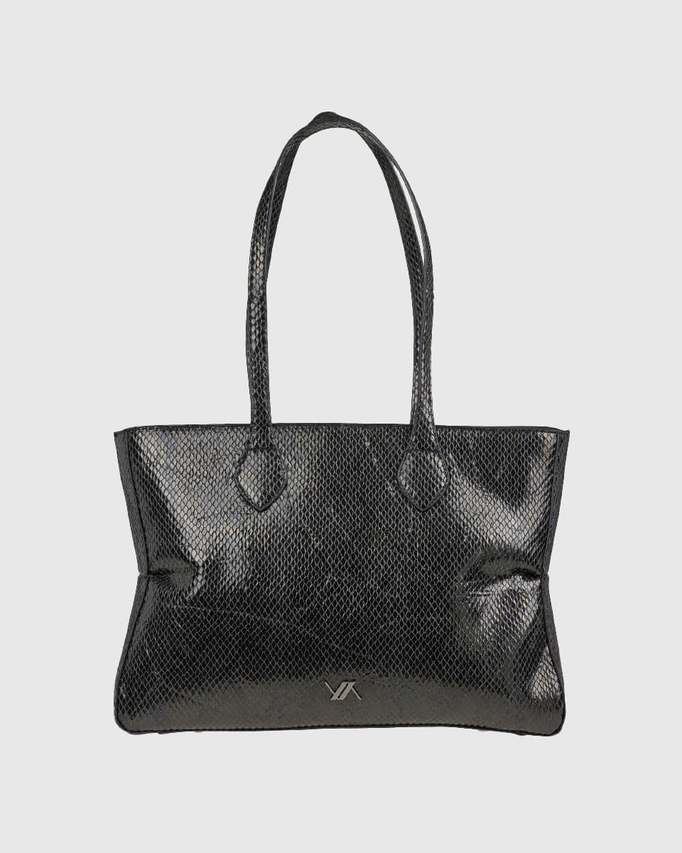 Verde Γυναικεία Τσάντα Ώμου 16-8239 Animal Print Μαύρο