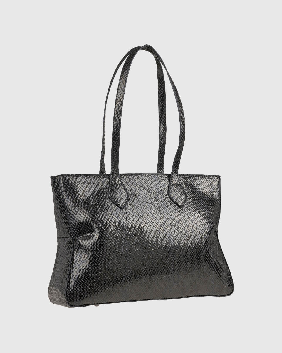 Verde Γυναικεία Τσάντα Ώμου 16-8239 Animal Print Μαύρο - Image 4