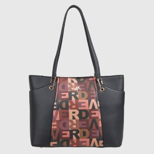 Verde Γυναικεία Τσάντα Ώμου 16-8304 Μαύρο