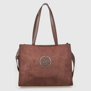 Verde Γυναικεία Τσάντα Ώμου 16-8321 Καφέ