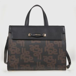 Verde Γυναικεία Τσάντα Χειρός 16-8327 Μαύρο