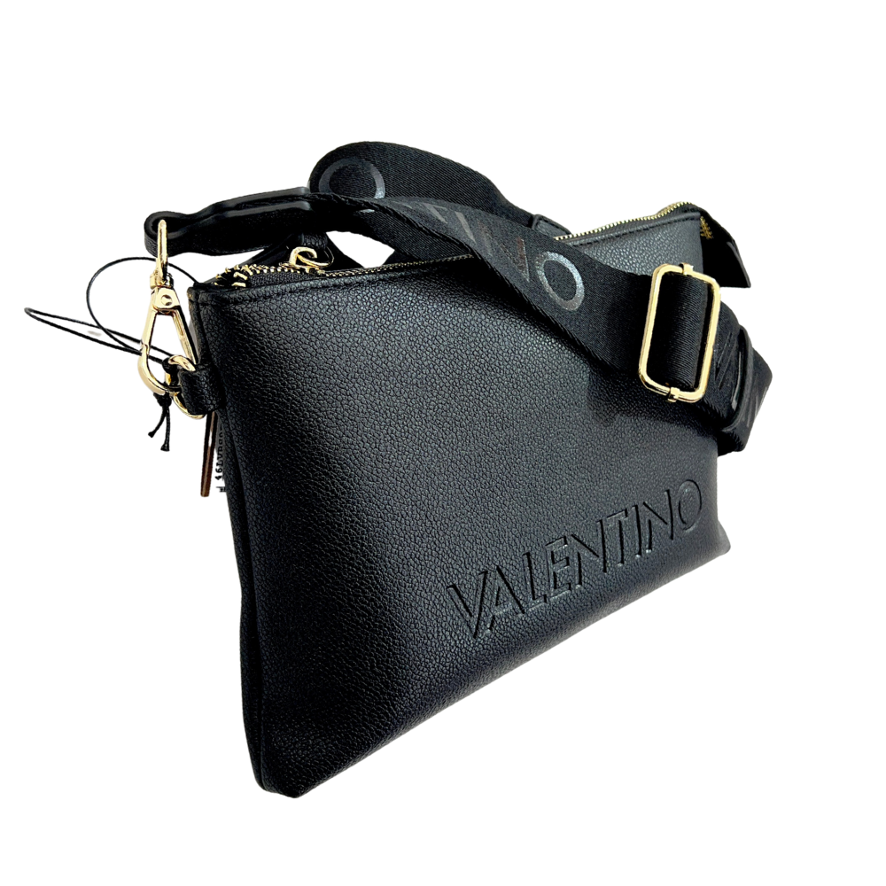 Valentino Γυναικεία Τσάντα Χιαστί 46LVBS9EO18 Μαύρο - Image 4