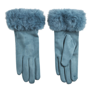 Verde Γυναικεία Γάντια 02-0800 Μπλε