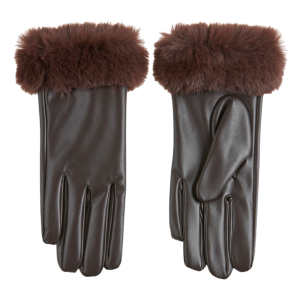 Verde Γυναικεία Γάντια 02-0818 Καφέ