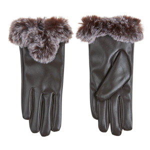 Verde Γυναικεία Γάντια 02-0819 Καφέ