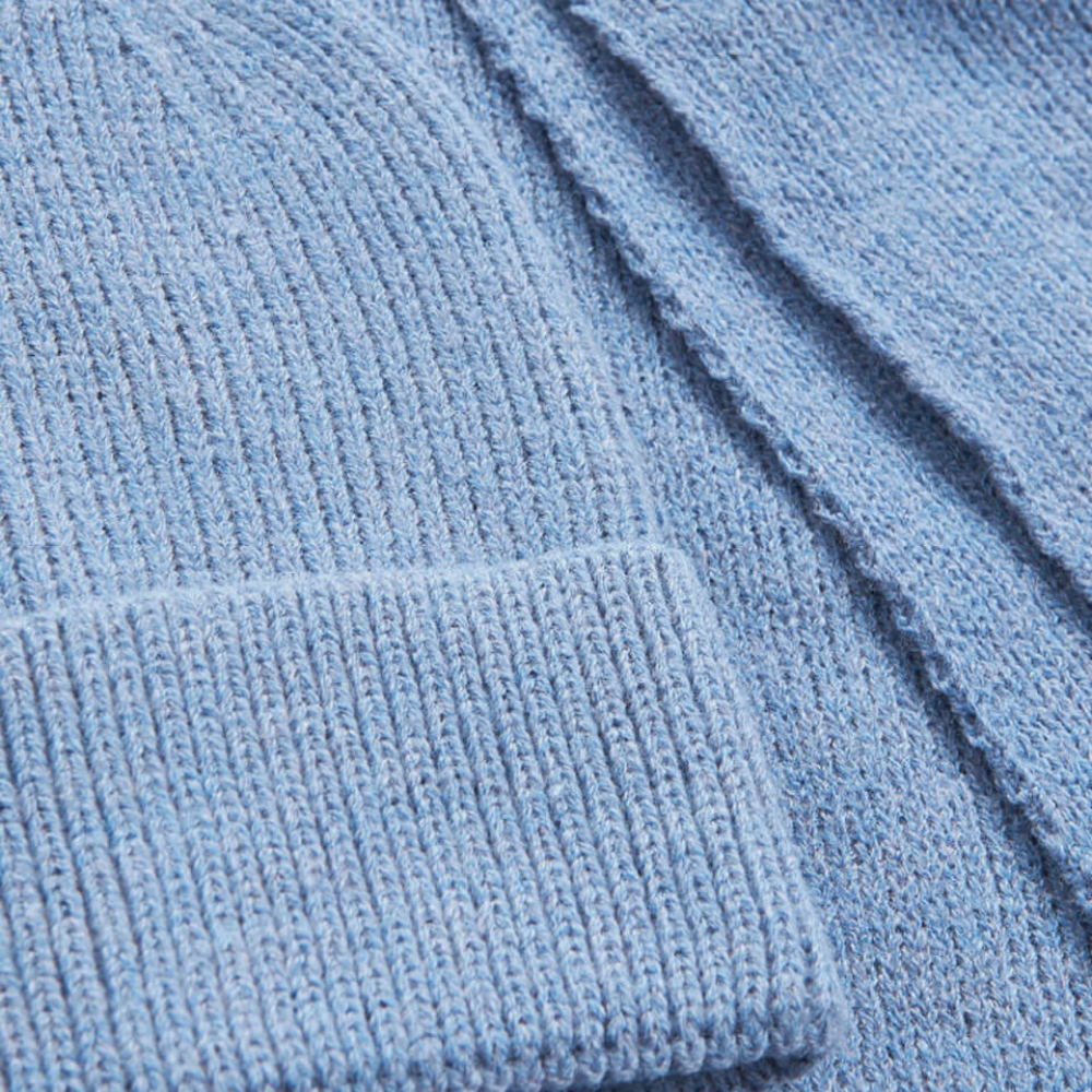 Verde Γυναικείο Σετ Σκούφος-Κασκόλ 06-1288 Γαλάζιο - Image 4