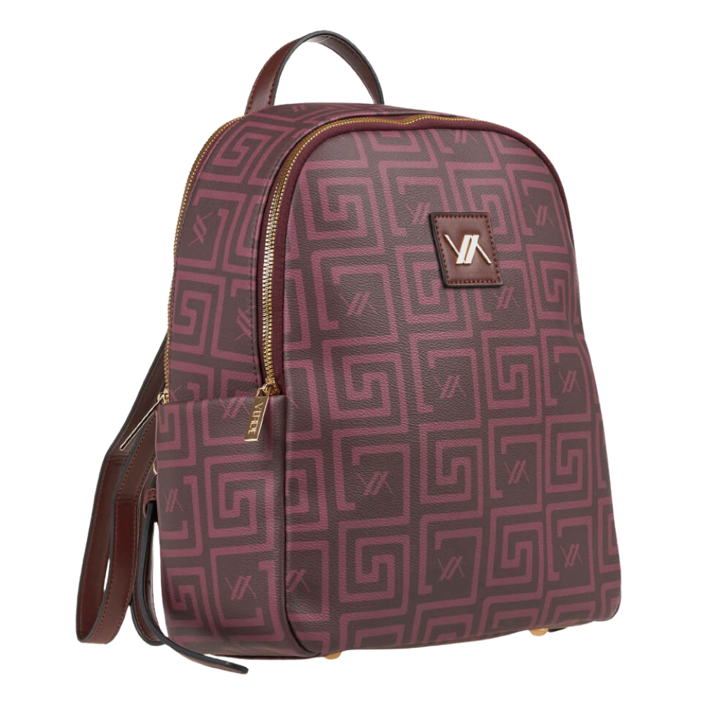 Verde Γυναικεία Τσάντα Πλάτης 16-8071 Μπορντό - Image 2