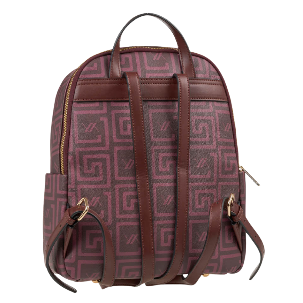 Verde Γυναικεία Τσάντα Πλάτης 16-8071 Μπορντό - Image 4