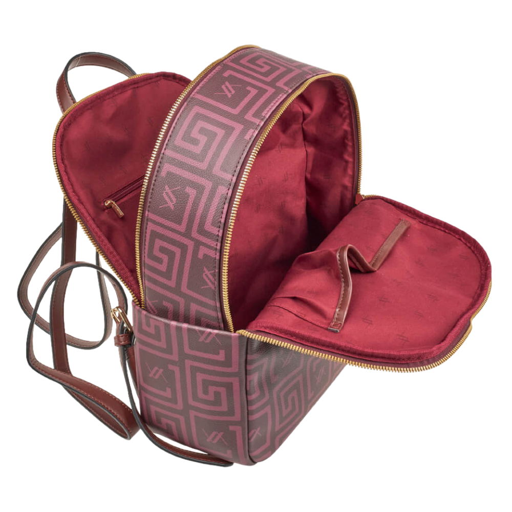 Verde Γυναικεία Τσάντα Πλάτης 16-8071 Μπορντό - Image 3