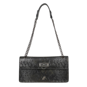 Verde Γυναικεία Τσάντα Ώμου 16-8088 Μαύρο