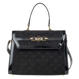 Verde Γυναικεία Τσάντα Χειρός 16-8131 Μαύρο