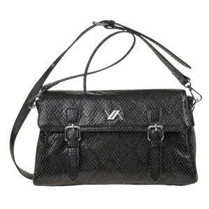 Verde Γυναικεία Τσάντα Χιαστί 16-8132 Μαύρο